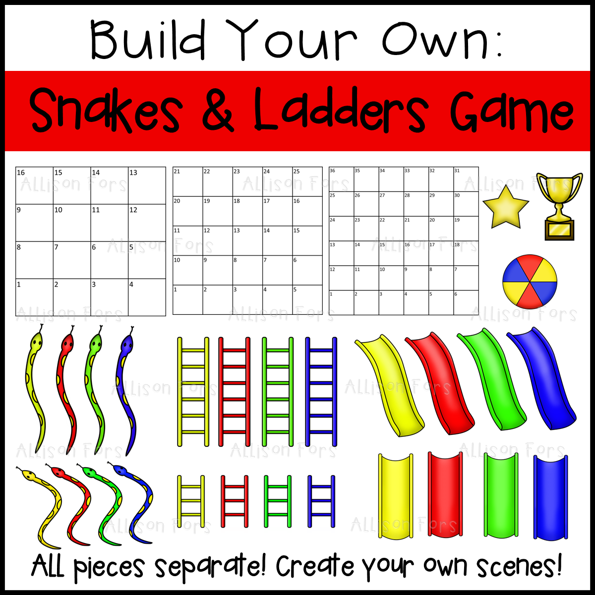 blank snakes and ladders template